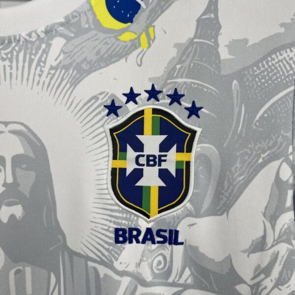 Brazil 2024/25 Special Edition White Jersey - Image 5