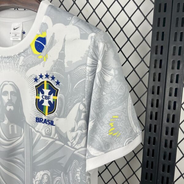 Brazil 2024/25 Special Edition White Jersey - Image 4