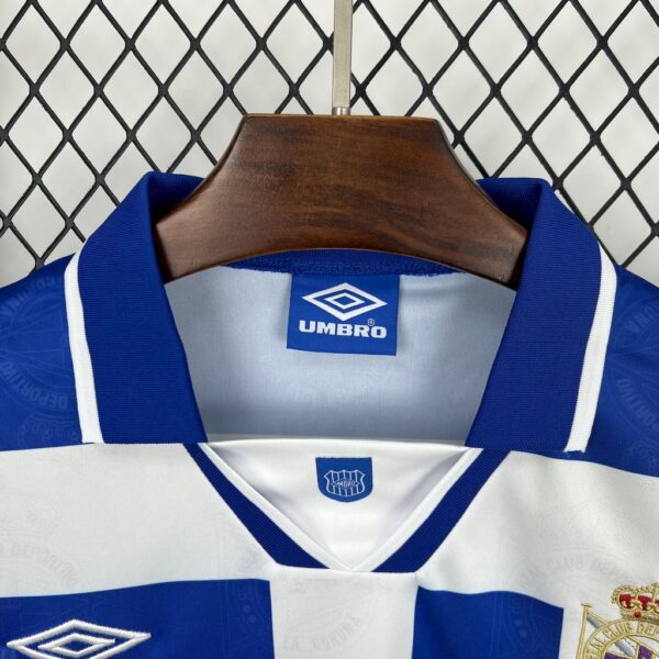 Deportivo De La Coruna 1994/95 Home Retro Jersey - Image 7