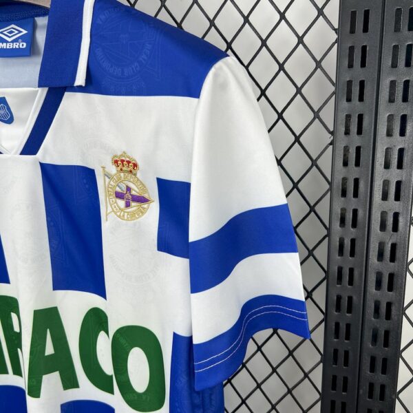 Deportivo De La Coruna 1994/95 Home Retro Jersey - Image 4