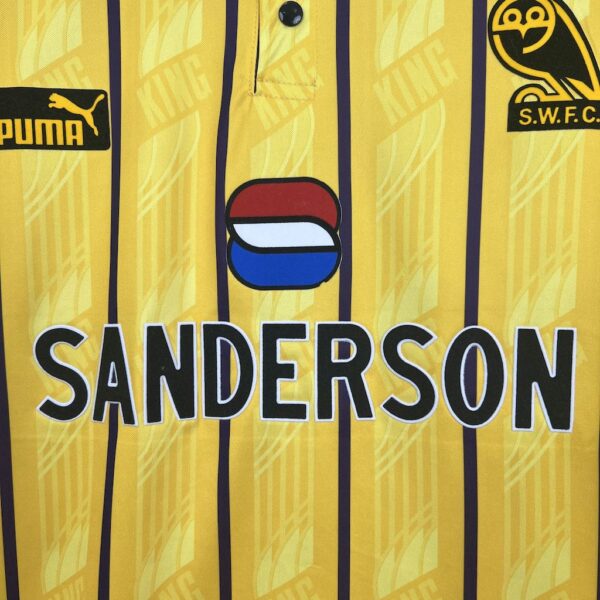 Sheffield Wednesday F.c. 1995 Away Retro Jersey - Image 5