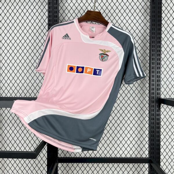 Benfica 2007/08 Away Retro Jersey (With Sponsor10#Rui Costa)