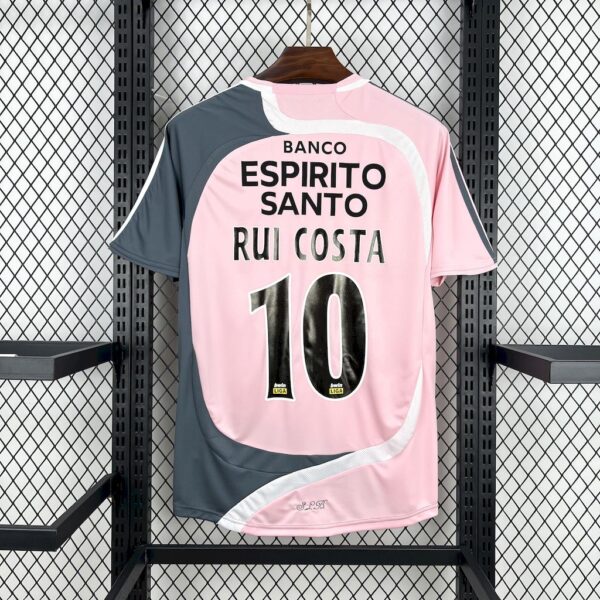 Benfica 2007/08 Away Retro Jersey (With Sponsor10#Rui Costa) - Image 2