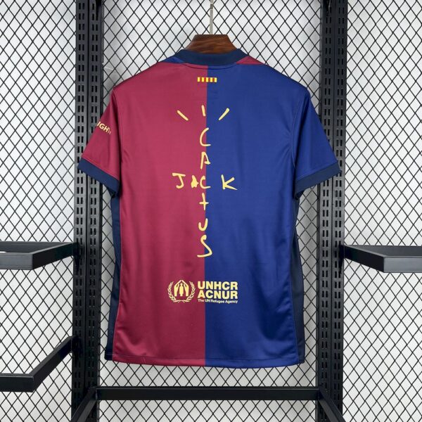 Barcelona 2024/25 Home Travis Scott Special Jersey - Image 2