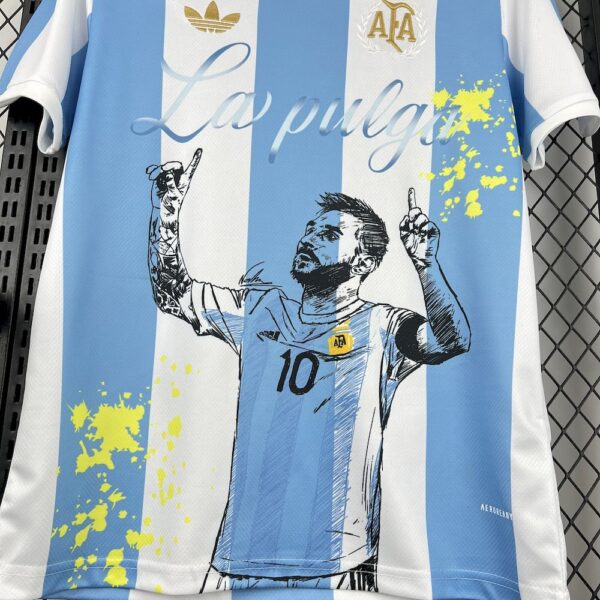 Argentina 2024/25 Adidas 50Th Anniversary Messi Jersey - Image 4