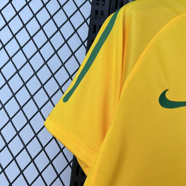 Brazil 2010 Home Retro Jersey - Image 8