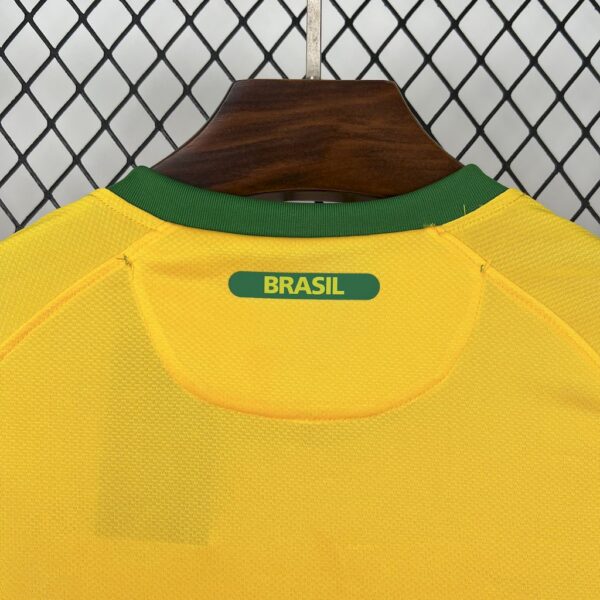 Brazil 2010 Home Retro Jersey - Image 3