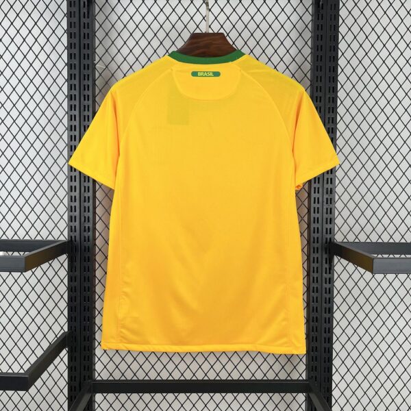 Brazil 2010 Home Retro Jersey - Image 2