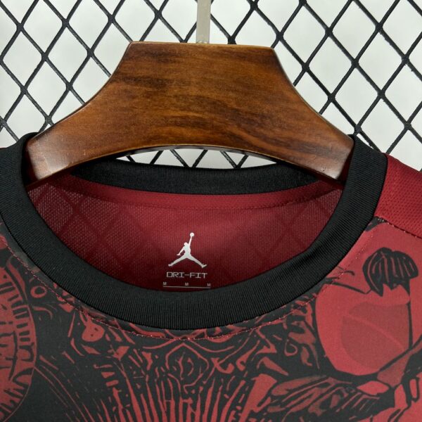 Brazil 2025/26 Jordan Black And Red Special Edition Jersey - Image 6