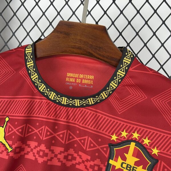 Brazil 2025/26 Jordan Red Special Edition Jersey - Image 8
