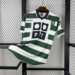 Retro Sporting CP 2000/01 Home Jersey