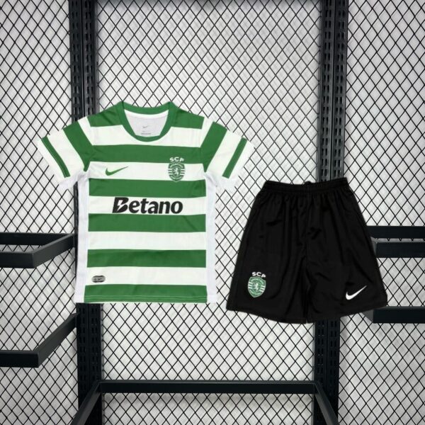 Sporting Cp 2025/26 Home Kids Kit