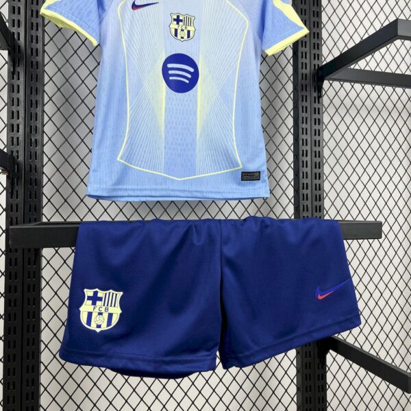 Barcelona 2025/26 Blue Special Edition Kids Kit - Image 3