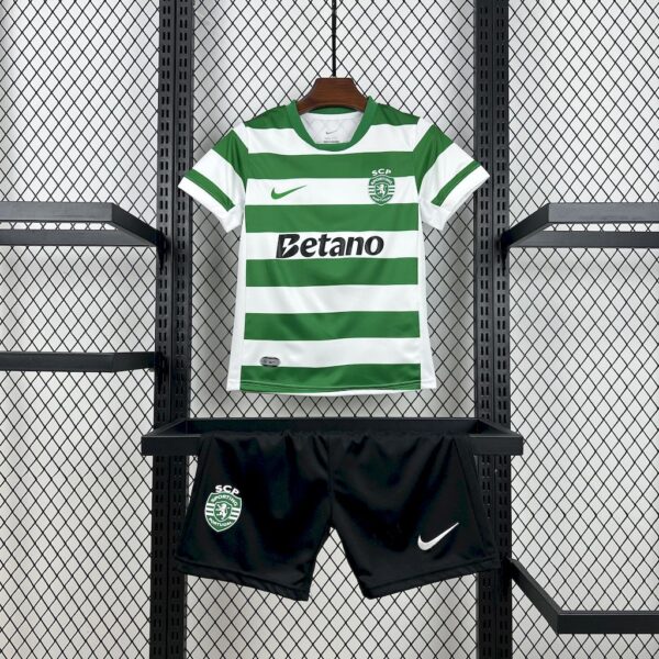 Sporting Cp 2025/26 Home Kids Kit