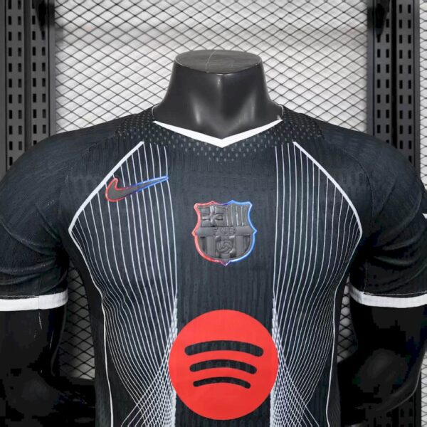 Barcelona 2025/26 Black Special Edition Jersey Player Version - Image 3