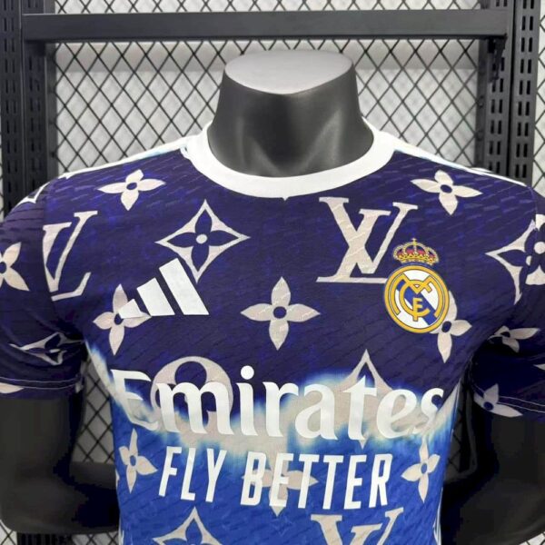 Real Madrid 2025/26 Purple Louis Vuitton Jersey Player Version - Image 9