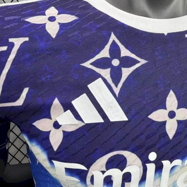 Real Madrid 2025/26 Purple Louis Vuitton Jersey Player Version - Image 8