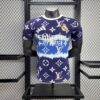 Mens Real Madrid 2025/26 Purple Louis Vuitton Jersey Player Version