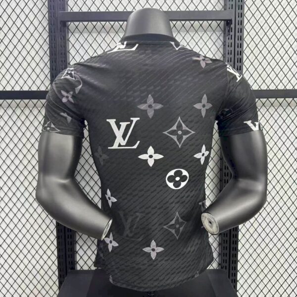 Real Madrid 2025/26 Black Louis Vuitton Jersey Player Version - Image 2