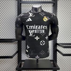 Real Madrid 2025/26 Black Louis Vuitton Jersey Player Version