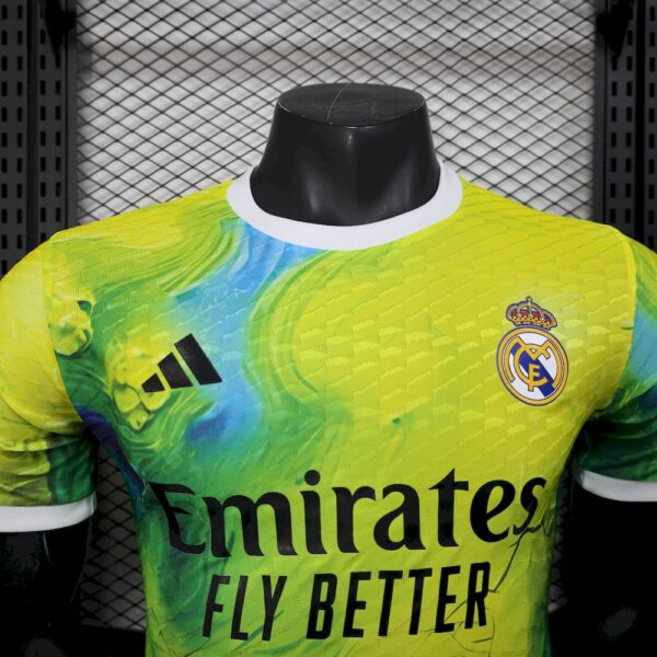 Real Madrid 2025/26 Green Special Edition Jersey Player Version - Image 3