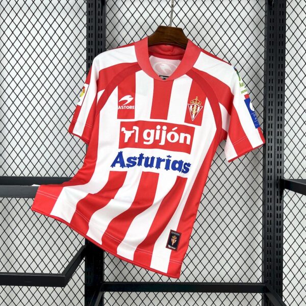 Sporting De Gijon 2008/09 Home Retro Jersey