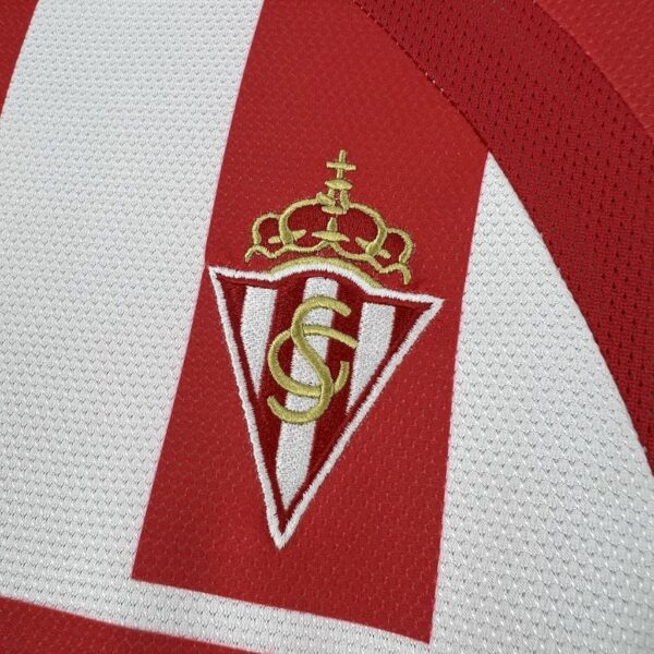 Sporting De Gijon 2008/09 Home Retro Jersey - Image 6
