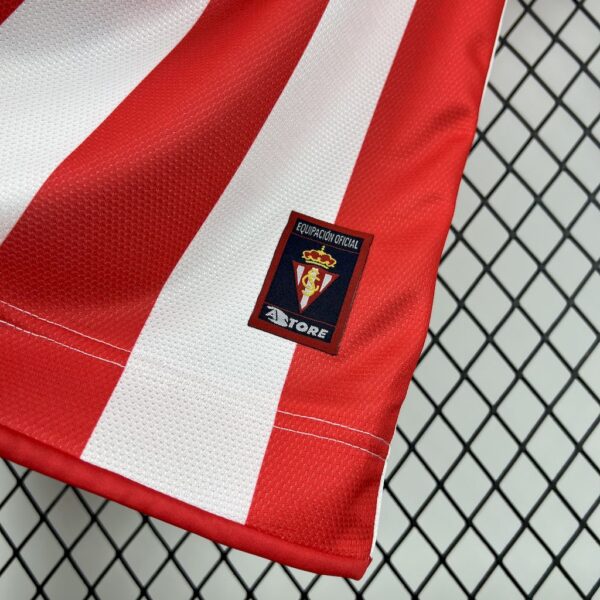 Sporting De Gijon 2008/09 Home Retro Jersey - Image 4
