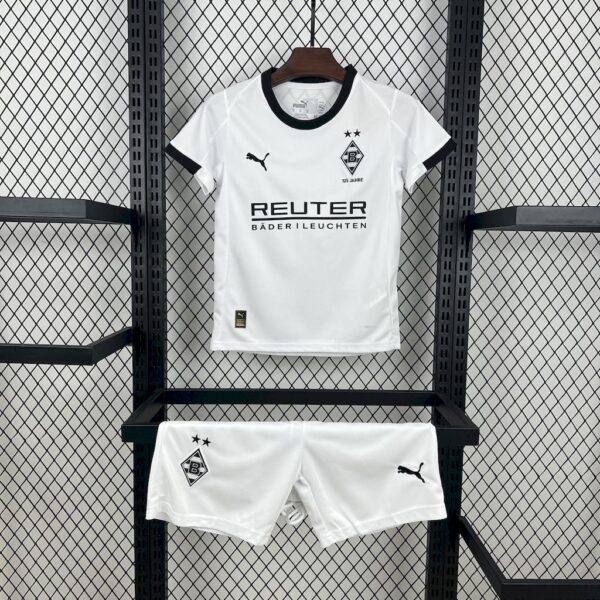 Borussia M?Nchengladbach 2025/26 Home Kids Kit