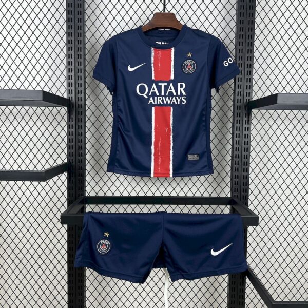 Paris Saint-Germain 2024/25 Home Kids Kit (With Stars)