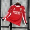 Mens Benfica 2025/26 Home Long Sleeve Jersey