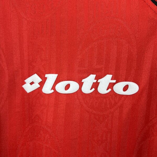 Ac Milan 1998/99 Away Red Retro Jersey - Image 7