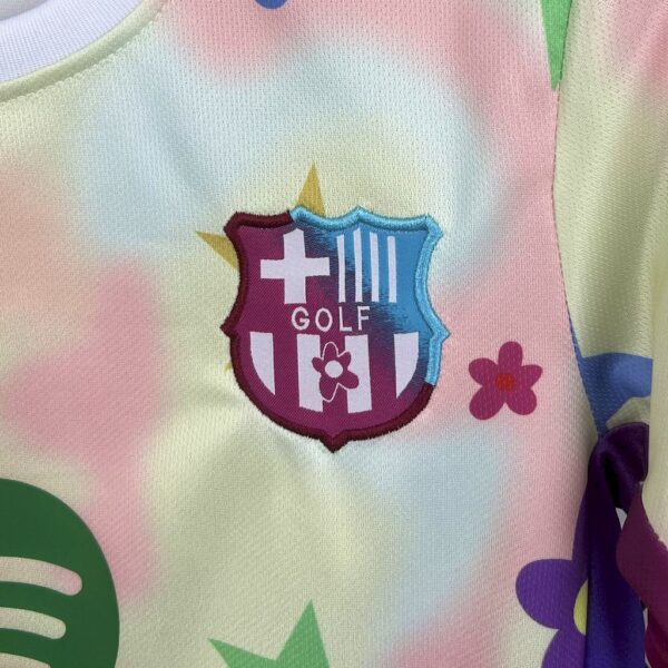 Barcelona 2025/26 Flower Special Edition Kids Kit - Image 9