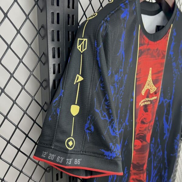 Paris Saint-Germain 2025/26 (Campeones De Europa) Red And Blue Jersey - Image 4