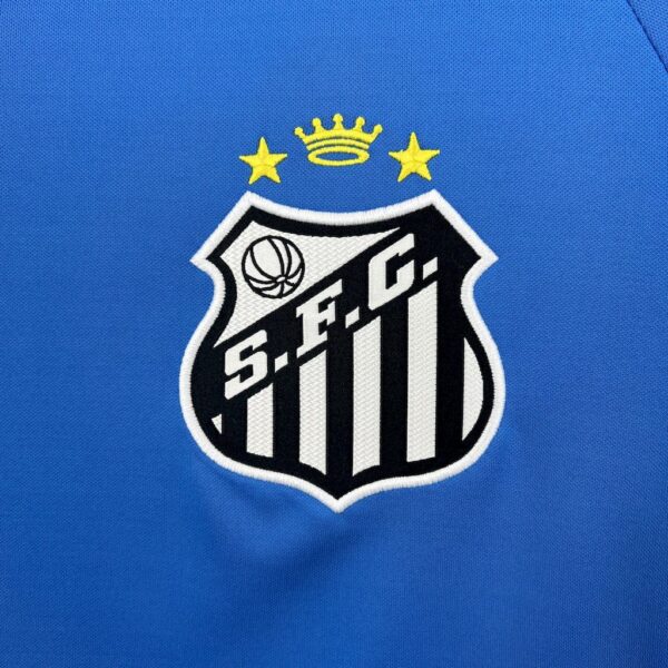 Santos 2025/26 Blue Goalkeeper Jersey - Image 6