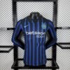 Mens Inter Milan 2025/26 Home Long Sleeve Jersey Player Version