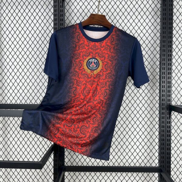 Paris Saint-Germain 2025/26 (Campeones De Europa) Red And Blue Jersey