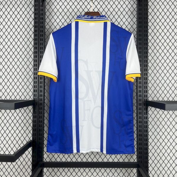 Sheffield Wednesday F.c. 1997 Home Retro Jersey - Image 2
