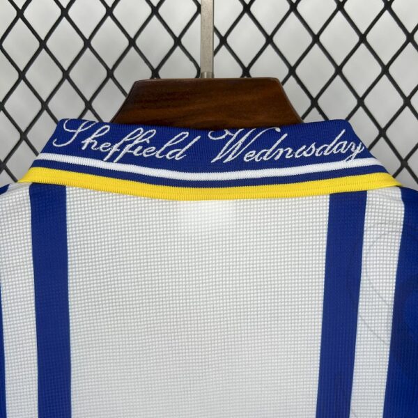 Sheffield Wednesday F.c. 1997 Home Retro Jersey - Image 3