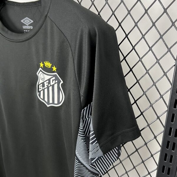 Santos 2025/26 Black Goalkeeper Jersey - Image 4