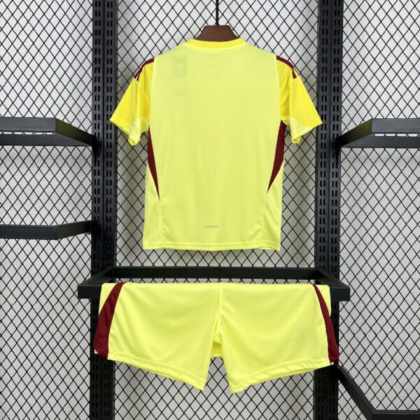 Real Madrid 2025/26 Yellow Goalkeeper Kids Kit - Image 2