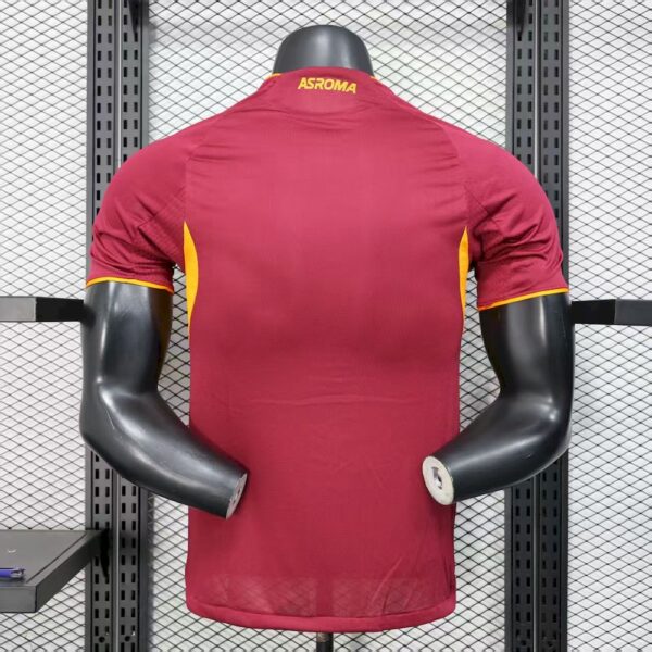 As Roma 2025/26 Home Jersey Player Version - Image 2