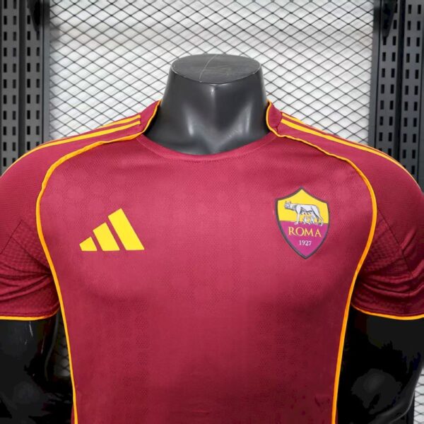 As Roma 2025/26 Home Jersey Player Version - Image 6