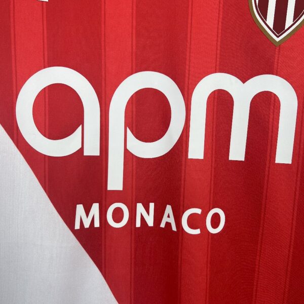 As Monaco 2025/26 Home Jersey - Image 6