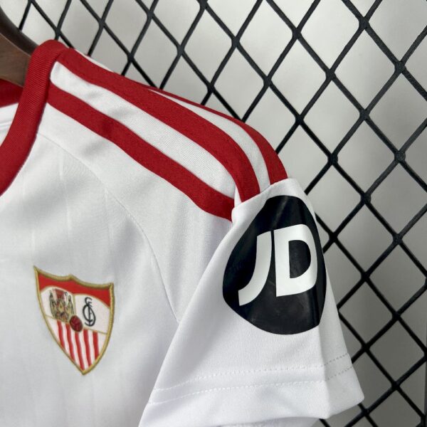 Sevilla Fc 2025/26 Home Jersey Kids Kit - Image 7