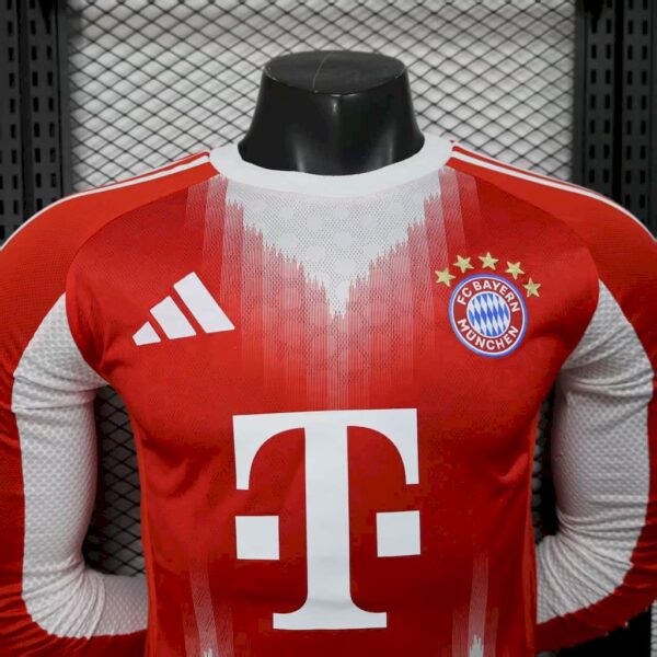 Bayern Munich 2025/26 Home Long Sleeves Jersey Player Version - Image 10