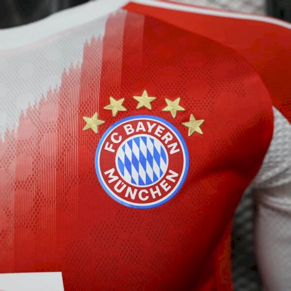Bayern Munich 2025/26 Home Long Sleeves Jersey Player Version - Image 3