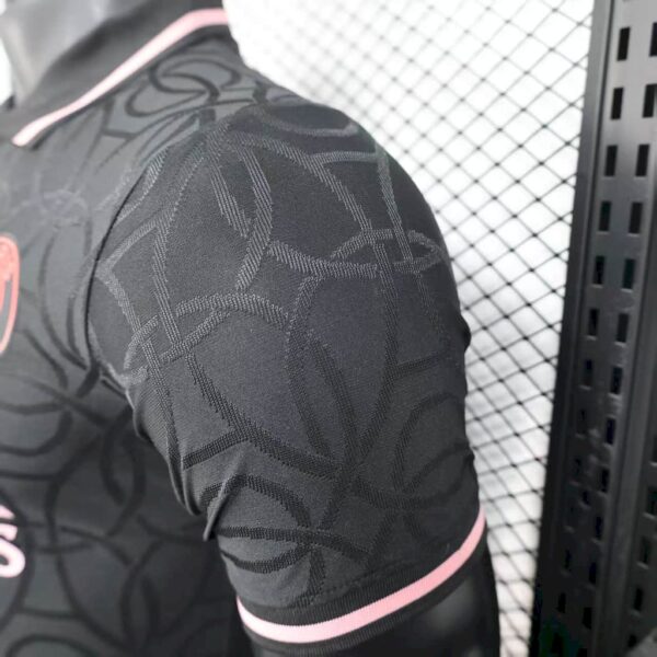 Paris Saint-Germain 2025/26 Black Polo Jersey Player Version - Image 7