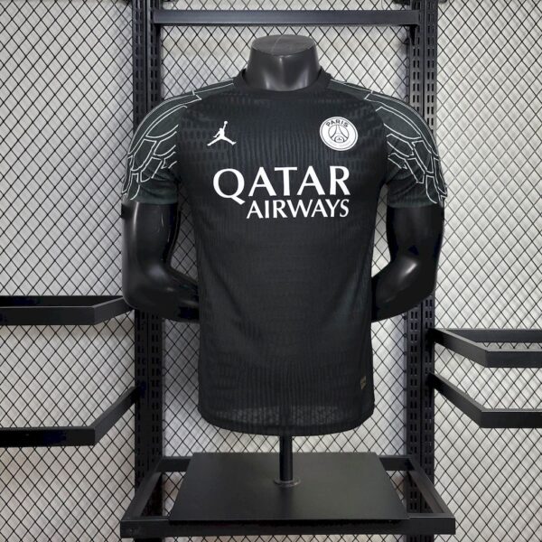 Paris Saint-Germain 2024/25 Fourth Black Jersey Player Version