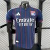 Mens Olympique Lyonnais 2025/26 Away Jersey Player Version